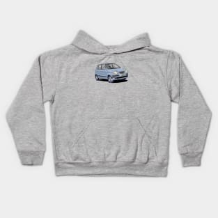 Hyundai Amica in light blue Kids Hoodie